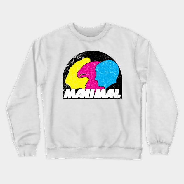 Manimal Crewneck Sweatshirt by Doc Multiverse Designs